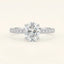 2 Carat Oval  Pavé Ring