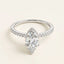 2 Carat Marquise Pavé Ring
