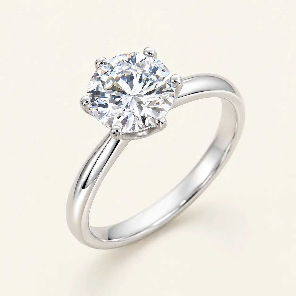 Classic Round Solitaire Ring