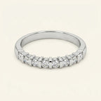 Half Eternity Band Stackable Ring