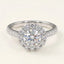 1 Carat Round Halo Ring