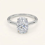 3.5 Carat Oval Cut Solitaire Ring