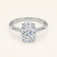 3.5 Carat Oval Cut Solitaire Ring