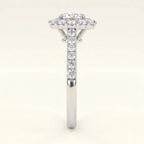 1 Carat Round Halo Ring