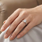 2 Carat Oval  Pavé Ring