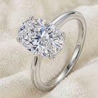 3.5 Carat Oval Cut Solitaire Ring